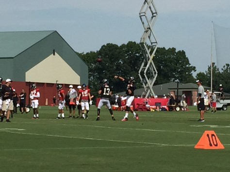 This picture is entitled: FALCONS QBs I HAVE SERVED AT VERDE