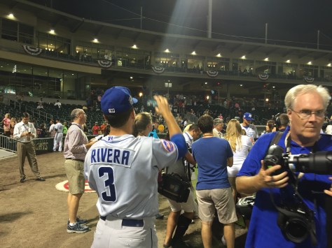 TJ Rivers videoing Taijeron